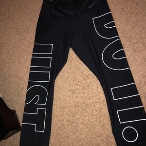 cropped nike leggings